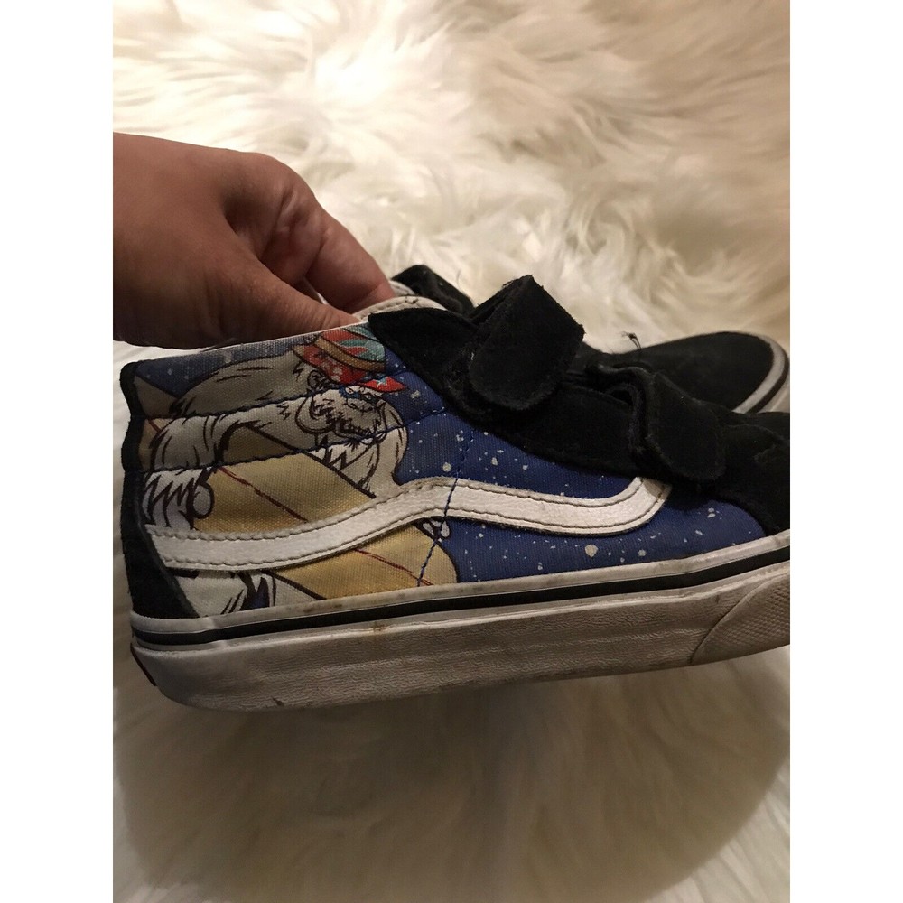 Vans Sk8-Mid Reissue Yeti Surf Kids Shoes  2.5 Blue White Black